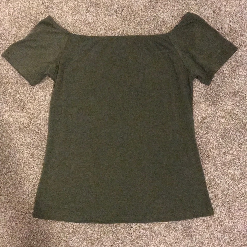 off shoulder tee